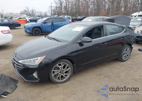 2019 Hyundai Elantra Limited z USA, uszkodzony, nr VIN 5NPD84LF0KH446687